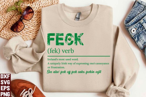 Feck Irish SVG St Patricks Svg Png