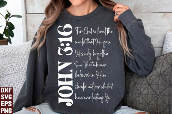 John 3:16 for God So Loved SVG PNG