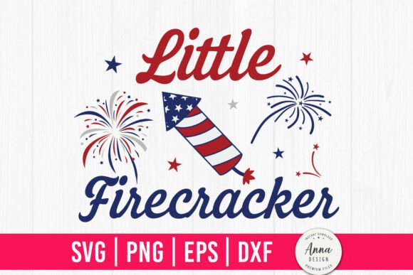 Little Firecracker 4th of July SVG