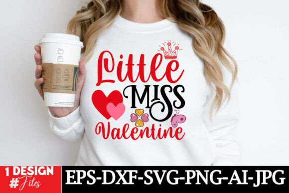 Little Miss Valentine SVG Design