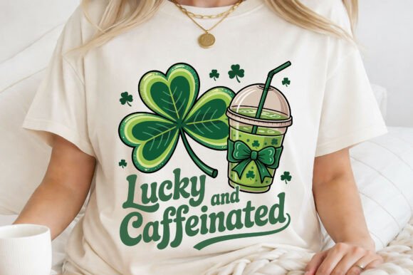 Lucky Caffeinated St Patrick’s PNG SVG