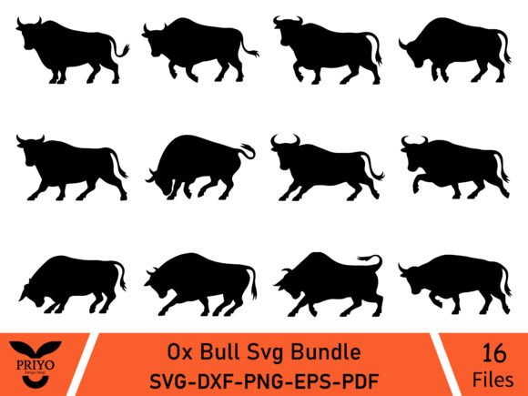 Ox Bull SVG Bundle
