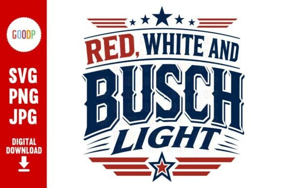 Red White Patriotic Summer Party SVG