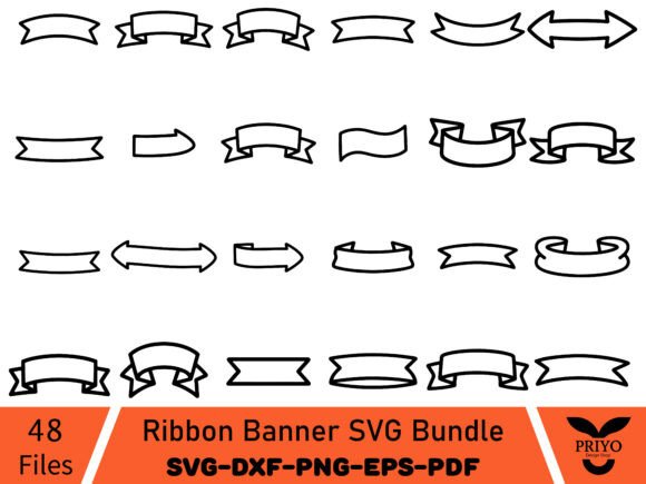 Ribbon Banner SVG Bundle