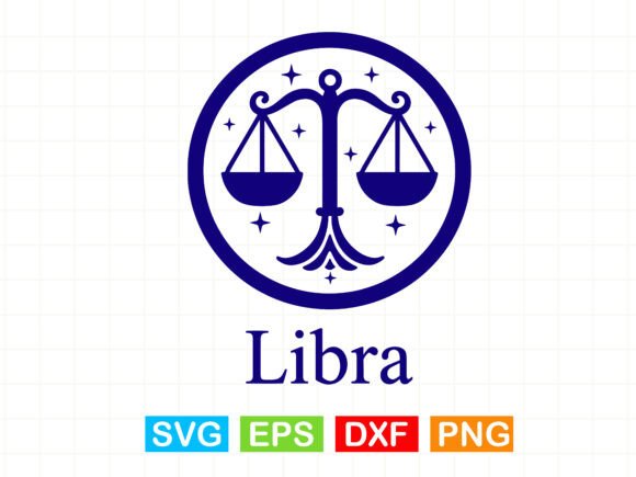 Zodiac Symbol Libra, Astrology Sign SVG